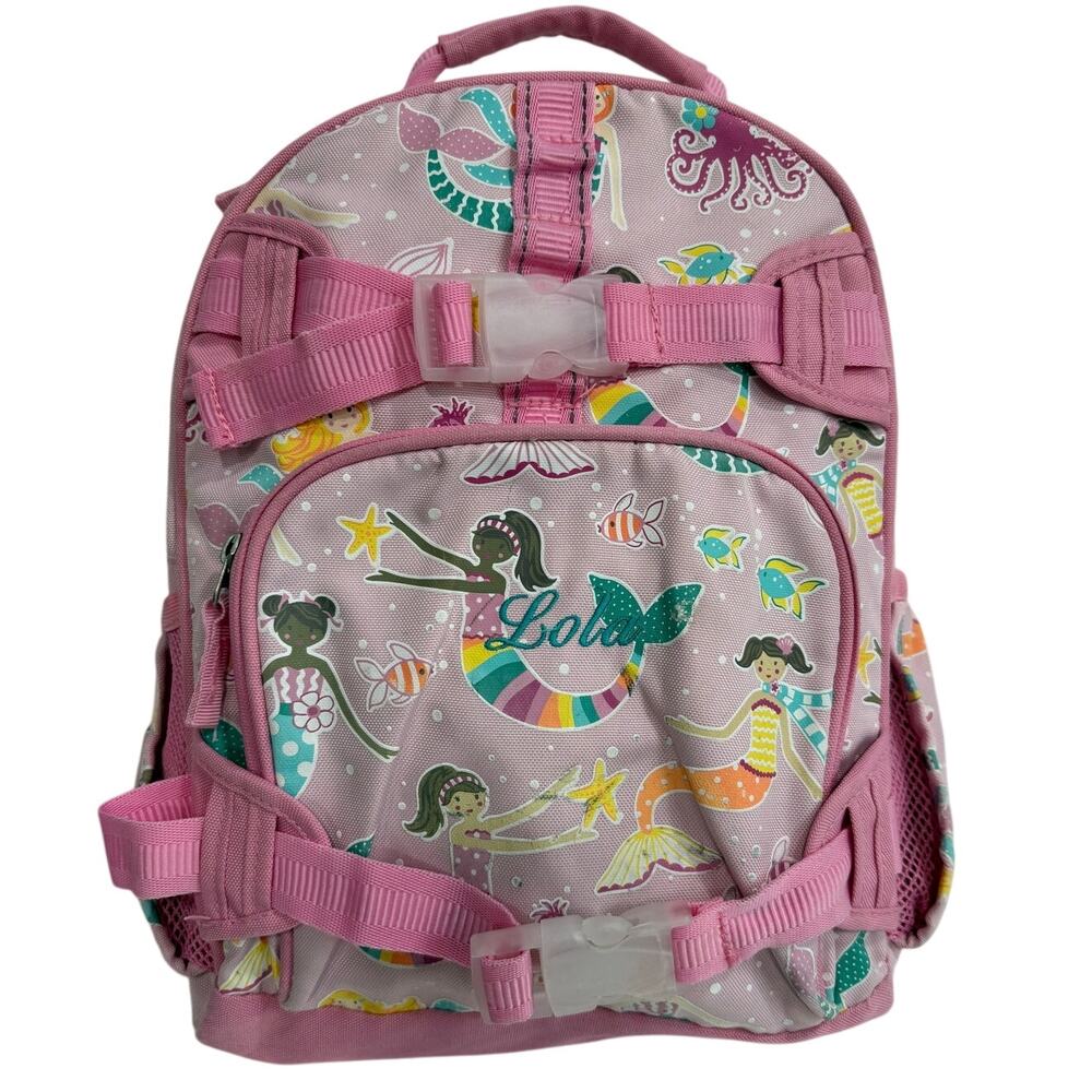 Pottery Barn Kids Mermaid Backpack Lunchbox Set Pink Small Preschool School Bag